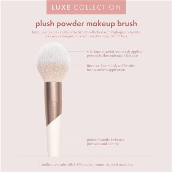 Plush Powder Makeup Brush for Blush & Bronzer,🩷🎀🍓 - Picture 4 of 7
